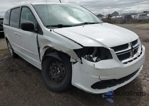 2016 Dodge Grand Caravan Se из США, поврежденный, VIN 2C4RDGBGXGR115042